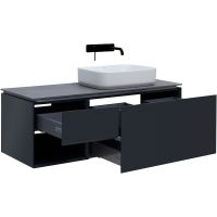 Тумба под раковину Allen Brau Infinity 120 R подвесная Антрацит матовый арт-1.21008.AM — фото 6, Тумбы под раковину