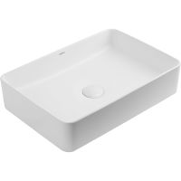 Раковина-чаша Abber Rechteck 51 Белая матовая арт-AC2207MW — фото 1, Раковины накладные