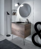 Зеркало Jacob Delafon Odeon Rive Gauche 50 Черный сатин арт-EB1176-S14 — фото 3, Зеркала в ванную комнату