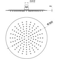 Верхний душ Aquatek Хром арт-AQ2075CR — фото 8, Верхние души