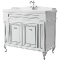 Тумба под раковину Caprigo Fresco 100 Белая матовая арт-10625CH-021.CRM.00.05 — фото 1, Тумбы под раковину