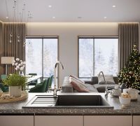 Кухонная мойка Domaci Бьелла DMC-78L арт-DMC-78L-308 черная — фото 5, Кухонные мойки