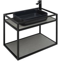 Товар: Консоль под раковину Allen Brau Liberty 75 Черный браш арт-1.33001.BB - фото 3 Консоль под раковину Allen Brau Liberty 75 Черный браш арт-1.33001.BB — фото 3, Консоли для раковины