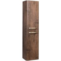 Шкаф пенал Bellezza Олимпия 35 R 35 подвесной Орех арт-4629304181435 — фото 1, Пеналы для ванной комнаты