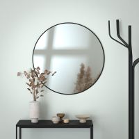 Зеркало Evoform Colora d90 с окантовкой - Черный цвет арт-BY 0455 — фото 1, Зеркала в ванную комнату