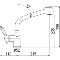 Смеситель для кухни Rav Slezak Labe Хром арт-L511.5 — фото 2, Смесители для кухни