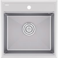 Кухонная мойка Paulmark Stepia 50 Серый металлик арт-PM115051-GRM — фото 1, Кухонные мойки