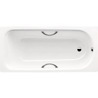 Стальная ванна Kaldewei Saniform Plus Star 336 170х75 с покрытием Easy-clean с отверстиями под ручки арт-133600013001 — фото 1, Стальные ванны