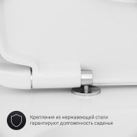 Унитаз компакт AM.PM Inspire с гигиеническим душем и ершиком с бачком и сиденьем Микролифт арт-CK50C1704W — фото 12, Напольные унитазы