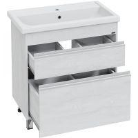 Тумба под раковину СанТа Уран 80 Светлое дерево арт-700388 — фото 2, Тумбы под раковину