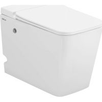 Унитаз Abber Rechteck приставной с сиденьем Микролифт арт-AC1213P — фото 1, Умные унитазы