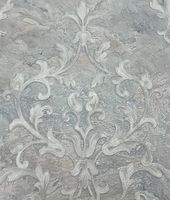 Обои Prima Italiana Legenda Винил на флизелине (1,06*10) Бежевый/Голубой/Серебряный, Дамаск арт-80127 — фото 3, Обои для стен