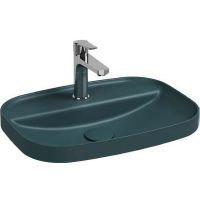 Раковина Allen Brau Fantasy Sphere 55 Петроль арт-4.11034.PT — фото 1, Раковины встраиваемые сверху