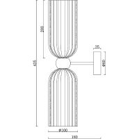 Товар: Настенный светильник Maytoni Modern Antic Коричневый Золото арт-MOD302WL-02CG - фото 6 Настенный светильник Maytoni Modern Antic Коричневый Золото арт-MOD302WL-02CG — фото 6, Бра