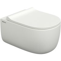 Товар: Унитаз Berges Ego XL подвесной Белый матовый с сиденьем Микролифт арт-082228 - фото 1 Унитаз Berges Ego XL подвесной Белый матовый с сиденьем Микролифт арт-082228 — фото 1, Подвесные унитазы
