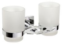 Держатель зубной щетки со стаканом Bemeta Beta Хром арт-132110042 — фото 1, Стаканы для зубных щеток