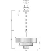 Люстра Maytoni Neoclassic Revero Прозрачная Хром арт-MOD085PL-07CH — фото 5, Люстры