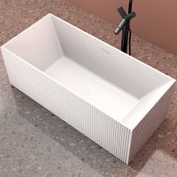 Ванна из искусственного камня Abber Stein 170x75 без гидромассажа арт-AS9602 — фото 2, Ванны из искусственного камня