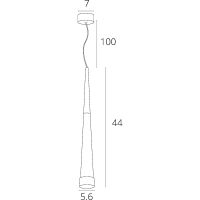Подвесной светильник Artelamp Sabik Золото матовое арт-A6010SP-1SG — фото 4, Подвесные светильники