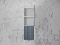 Шкаф пенал Style Line Стокгольм 36 подвесной Графит софт арт-ЛС-00002317 — фото 6, Пеналы для ванной комнаты