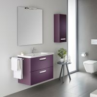 Тумба под раковину Roca The Gap 70 подвесная Фиолетовая арт-ZRU9302741 — фото 3, Тумбы под раковину