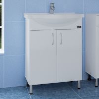 Товар: Тумба под раковину СанТа Элеганс 65 Белая арт-201102 - фото 4 Тумба под раковину СанТа Элеганс 65 Белая арт-201102 — фото 4, Тумбы под раковину