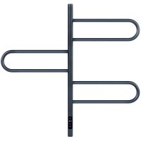 Электрический полотенцесушитель Vincea 44х80 Графит арт-VTD-1R2CGE — фото 2, Электрические полотенцесушители