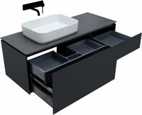 Тумба под раковину Allen Brau Infinity 120 R подвесная Антрацит матовый арт-1.21008.AM — фото 12, Тумбы под раковину