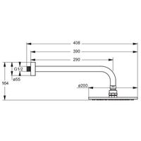 Душевая система Ideal Standard Ceraflex Хром арт-BC447AA — фото 9, Встраиваемые душевые комплекты