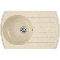 Кухонная мойка Domaci Бьелла DMC-23 арт-GWS-23-328 бежевая — фото 1, Кухонные мойки