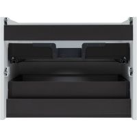 Тумба под раковину Aquanet Альтера 70 подвесная Белая матовая арт-337155 — фото 9, Тумбы под раковину