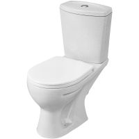 Унитаз компакт Santeri Ультра с бачком и сиденьем арт-1.P401.3.S01.00B.F — фото 1, Напольные унитазы