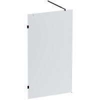 Душевая перегородка AM.PM X-Joy 110 профиль Черный матовый стекло прозрачное арт-W94UWI-110-F1-BTE — фото 2, Душевые перегородки