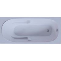 Акриловая ванна Aquatek Лея 170x75 без гидромассажа с фронтальной панелью с каркасом (разборный) со слив-переливом (справа) арт-LEY170-0000057 — фото 1, Акриловые ванны