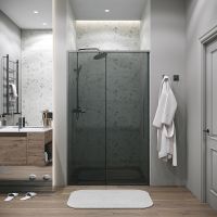 Душевая дверь Grossman Galaxy 110 профиль Графит сатин стекло тонированное арт-100.K33.01.110.42.10 — фото 7, Раздвижные душевые двери