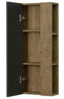 Подвесной шкаф Aquaton Терра 35 Дуб кантри Антрацит арт-1A247103TEKA0 — фото 2, Шкафы для ванной