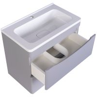 Тумба под раковину Style Line Бергамо 60 подвесная Серая антискрейч арт-СС-00002317 — фото 2, Тумбы под раковину