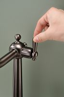 Смеситель для кухни Paulmark Retro Вороненая сталь арт-Re213226-GM — фото 3, Смесители для кухни