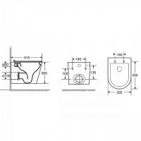 Комплект унитаза с инсталляцией Point Виктория с сиденьем Микролифт и Белой клавишей смыва арт-886914GBO1+PN41061 — фото 12, Комплекты унитаз + инсталляция