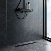 Душевой лоток AM.PM MasterFlow 60 с Черной матовой решеткой Cut Gradient арт-W01SC-P11-060-01BM — фото 9, Душевые лотки