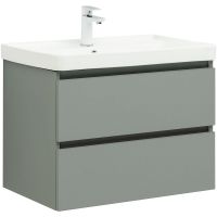 Тумба под раковину Aquanet Вега 2.0 70 подвесная Мисти грин арт-337960 — фото 1, Тумбы под раковину