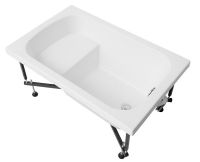 Акриловая ванна Aquanet Seed 110x70 без гидромассажа арт-246133 — фото 4, Акриловые ванны