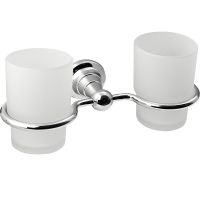 Стакан для зубных щеток Sapho Diamond двойной Хром арт-1317-05 — фото 1, Стаканы для зубных щеток