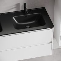 Тумба под раковину Sancos Libra 120 подвесная Белый глянец арт-LB120-2W — фото 12, Тумбы под раковину