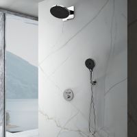 Душевая система Vincea Inspire с термостатом Хром арт-VSFW-3I22MT5CH — фото 1, Встраиваемые душевые комплекты