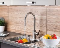 Товар: Смеситель для кухни Vitra Masterline Inox Хром арт-A42153EXP - фото 3 Смеситель для кухни Vitra Masterline Inox Хром арт-A42153EXP — фото 3, Смесители для кухни