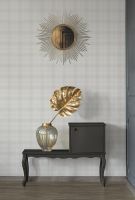 Обои AS Creation Maison Charme Винил на флизелине (0,53*10,05) Белый/Бежевый/Серый, Геометрия/Клетка арт-39072-3 — фото 5, Обои для стен