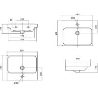 Комплект мебели для ванной STWORKI Кронборг 55 Светлое дерево Серый арт-477717 — фото 10, Комплекты мебели для ванной
