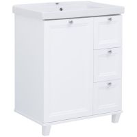 Тумба под раковину Aquanet Амели 70 Белая матовая арт-261988 — фото 1, Тумбы под раковину