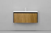 Тумба под раковину Velvex Klaufs 100 подвесная Шатанэ Черная арт-tpKLA.100.1Y.NEW-617.217 — фото 4, Тумбы под раковину